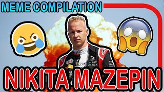 Nikita Mazepin MemeCrash Compilation s🅱️innala  F1 2023 [upl. by Aidiruy]