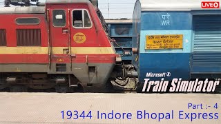 19344 Penchvelly Express Journey In WRV11 Route  Msts Gameplay  Indian Railways [upl. by Kirsteni]