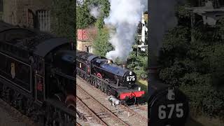 4953 Pitchford Hall blasts out of Goathland  NYMR gala 2024 greatbritishrailways shorts train [upl. by Ramhaj]