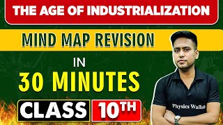 THE AGE OF INDUSTRIALIZATION in 30 Minutes  Mind Map Series for Class 10th [upl. by Ainezey869]