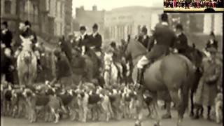 Quorn Hunt Meet Loughborough Market Place Boxing Day 1954 [upl. by Alta]