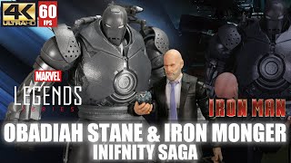 Marvel Legends Obadiah Stane and Iron Monger Infinity Saga  Review  Iron Man [upl. by Lafleur]