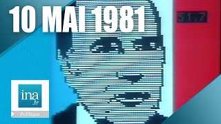 10 mai 1981  Soirée électorale élection présidentielle 2ème tour  Archive INA [upl. by Readus]