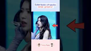 Celebridades atrapadas siendo groseras kpop shorts [upl. by Onaicnop]