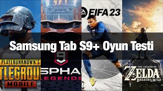 Samsung Tab S9 Plus Oyun Performansı 🎮 Pubg Mobile Asphalt 9 Zelda Breath of the Wild FIFA 23 [upl. by Islek]