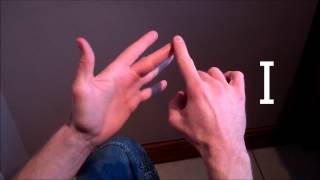 How to sign the alphabet in British Sign Language BSL  Right handed  Signer point of view [upl. by Aivuy115]