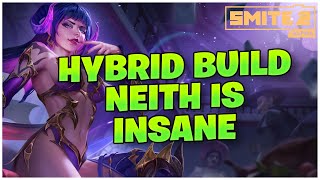 SMITE 2 ALPHA  HYBRID BUILD NEITH IS INSANE [upl. by Naehs]