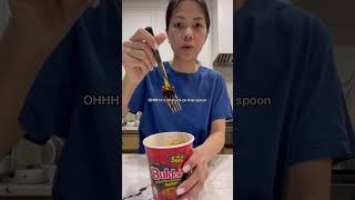 Doing the buldak 2x spicy noodle challenge [upl. by Coltin525]