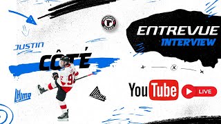 QMJHL Youtube Live  with Justin Côté Québec Remparts [upl. by Nertie891]