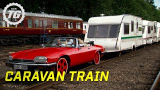 Caravan Train Part 1  Top Gear  BBC [upl. by Lewie]