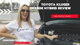 2022 Toyota Kluger Highlander Hybrid Review  Top of The Range SUV Features Analysis [upl. by Raybin]