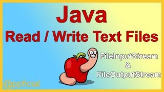 Read and Write a Text File in Java  FileInputStream FileOutputStream  APPFICIAL [upl. by Nylekcaj642]