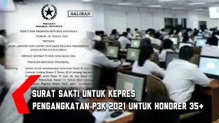 HOT NEWS PENGANGKATAN PPPK 2021 UNTUK HONORER 35 [upl. by Karlene]