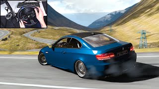 BMW M3 E92 Mountain Drifting  Assetto Corsa  Steering Wheel Gameplay [upl. by Sabelle]