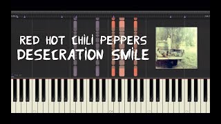 Red Hot Chili Peppers  Desecration Smile  Piano Tutorial by Amadeus Synthesia [upl. by Biddie462]