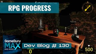 GameGuru  Broadcast 130  RPG Progress [upl. by Eserehs]