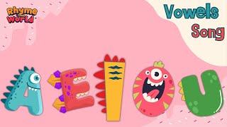 Vowels AEIOU Alphabets Learn Vowels Song for Kids  English Learning Video [upl. by Sue]