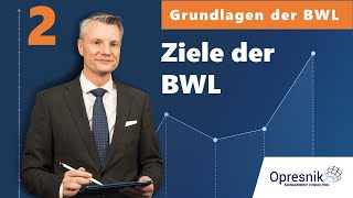 Vorlesung Grundlagen der BWL für alle Teil 2  Ziele der BWL [upl. by Anisirhc993]