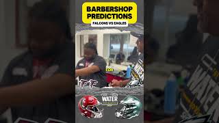 Barbershop 💈 Predictions Week 2 Eagles vs Falcons  Langfords Barbershop eagles falcons nfl [upl. by Lakym]