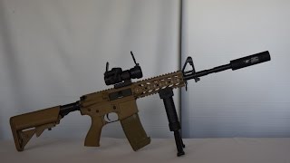 Airsoft CM16 Raider L High Cylcle Review 05 Joule [upl. by Ursuline]