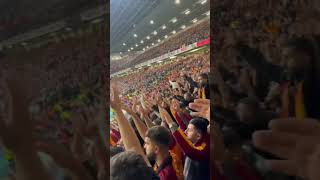 Galatasaray Fans at Kickoff Manchester Old Trafford Champions League galatasaray championsleague [upl. by Bree]