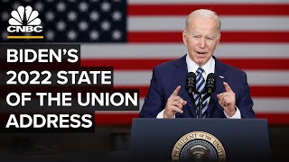 President Joe Biden delivers 2022 State of the Union address — 312022 [upl. by Hamachi752]