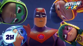 Quel est le plan de jeu ⚡🦸🏼‍♂️ Action Pack Français Épisode Complet  Dessin Animé Pour Bébé [upl. by Redyr381]