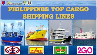 PHILIPPINES TOP CARGO SHIPPING LINES  STATSPH VIDEOS [upl. by Notled943]