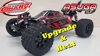 Team Corally Asuga XLR Upgrade amp Heating Issues Working Out The Problem [upl. by Swenson]