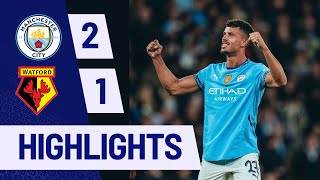 Manchester City vs Watford 21 Highlights Doku Nunes amp Ince Goals ⚽️  Carabao Cup 🏆 [upl. by Jensen922]