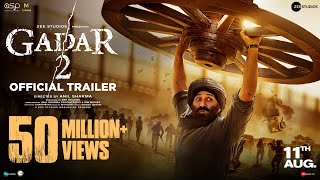 Gadar2 Official Trailer  11th August  Sunny Deol  Ameesha Patel  Anil Sharma [upl. by Aynotan]