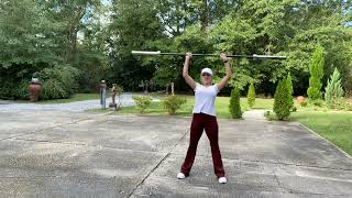 PushPress amp Hang Clean Press Warmups w just the Barbell 45pds [upl. by Angadreme96]