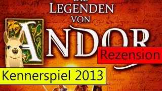 Die Legenden von Andor  Kennerspiel des Jahres 2013  Anleitung amp Rezension  SpieLama [upl. by Conlan]