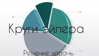 Круги эйлера Решение задачь 8 класс информатика Информатика [upl. by Bagger]