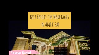 Best Resort for Marriages in Amritsar Festyn RoyalAerial ViewHoneyShah Vlogsamritsar [upl. by Mutua]