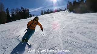 Best ski balance exercise for pros use just one ski [upl. by Ataliah]