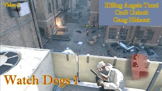 Killing Angelo Tucci amp Gang Hideout Knockout  Watch Dogs 1 Video 5 [upl. by Ramak]