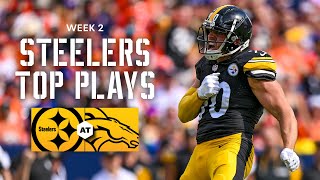 Steelers Top Plays from 136 win over Broncos  Pittsburgh Steelers [upl. by Arianna]