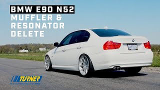 Unleash your 3 Series  BMW E9x N52 Muffler Delete [upl. by Sorkin]