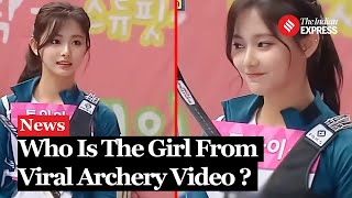 Who Is Chou Tzuyu The Girl In Viral Archery Video  Chou Tzuyu Archery [upl. by Aehsa]