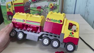 LEGO Duplo Tanker Truck 5605 building instruction speed building Duplo tankwagen [upl. by Ennywg]