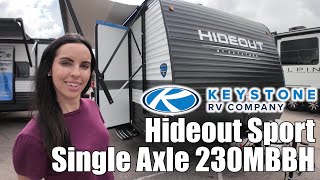 Keystone RVHideout Sport Single Axle230MBBH [upl. by Haridan]