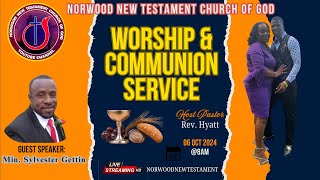 Norwood New Testament COG  6th Oct 2024  Min Gettin [upl. by Nauqit]