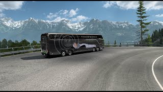 Italy to Switerland Beautiful Bus Journey [upl. by Heda272]