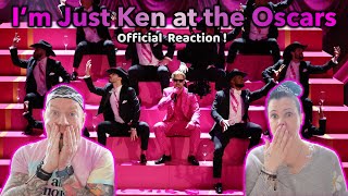 Im Just Ken live Oscars performance Official Reaction Ryan Gosling Mark Ronson Slash [upl. by Nami]