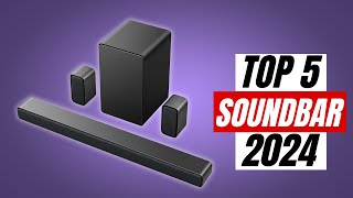 TOP 5 Best Soundbar With Subwoofer in 2024 [upl. by Alston]