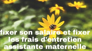 comment fixer son salaire et les frais d entretien [upl. by Eehtomit]