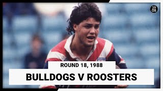 Canterbury Bankstown v Eastern Suburbs Roosters  Round 18 1988  Match Replay  NRL Throwback [upl. by Ynoble]