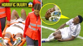 Eder Militao CRAZY Injury against Osasuna 🤕 [upl. by Eanat]