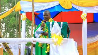 FIRST MASS AT STATHANANIUS KIENDEGE PARISH BY FRGODFREY OTOTO [upl. by Atiugram]